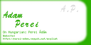 adam perei business card